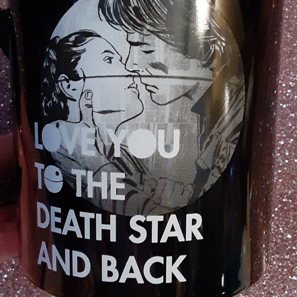 STAR WARS LOVE YOU TO THE DEATH STAR AND BACK MUG - Picture 6 of 6